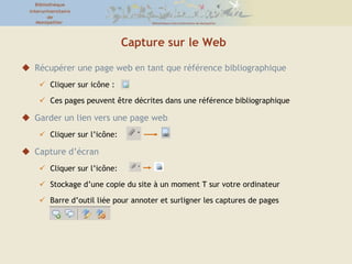 Configuration des préférencesGénérales : automatisme des récupérationsUtiliser Zotero pour les fichiers RIS/Refer téléchargés Fichiers PDF et marqueursChoisir les styles bibliographiquesSynchronisationCréation d’un compte sur serveur de ZoteroAvancées : possibilité de choisir un catalogue pour localiser les livresOpen URL : http://www.sudoc.abes.fr (pour le Sudoc)