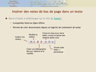 Colonne de gauche : organisation des dossiersPar défaut : Pour créer un nouveau dossier, cliquer sur l’icône : Clic droit sur dossier pour le gérer: Possibilité de créer des sous-dossiers