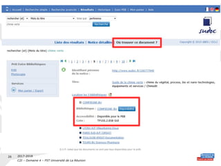 2017-2018
C2I – Domaine 4 – FST Université de La Réunion
26
 