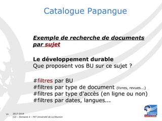 C2i D4 Fst Td3 Recherche Catalogues Recuperer Citer Et Referencer L