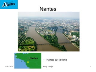 Nantes

← Nantes sur la carte
23/01/2014

Sindy Labeye

1

 