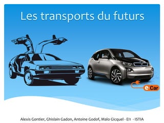Alexis Gontier, Ghislain Gadon, Antoine Godof, Malo Gicquel - EI1 - ISTIA
 