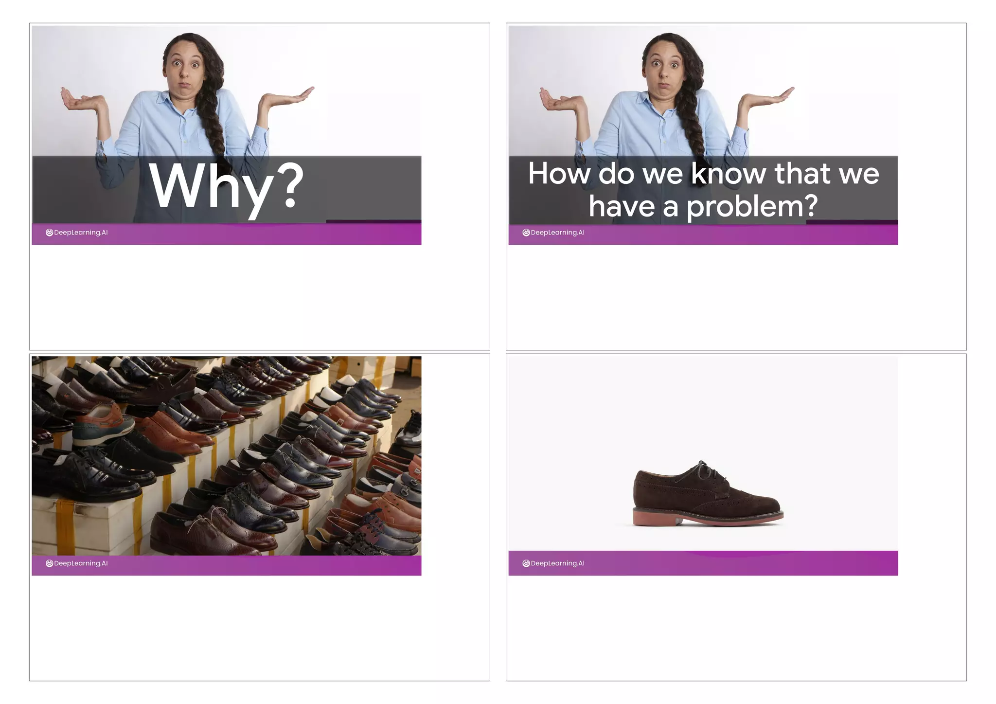 Why? How do we know that we
have a problem?
 