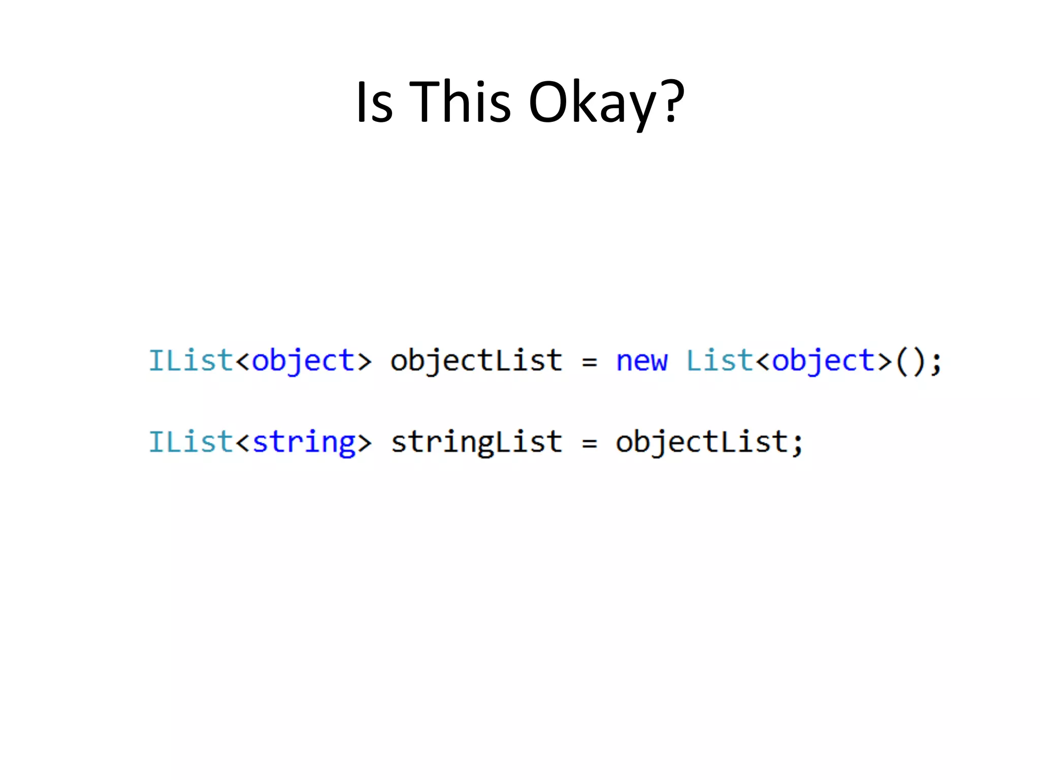 Is	
  This	
  Okay?	
  
 