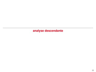 analyse descendante

23

 