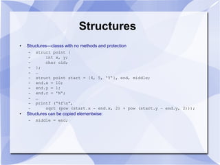 C for Java programmers (part 3) | PPT