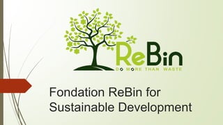 Fondation ReBin for
Sustainable Development
 