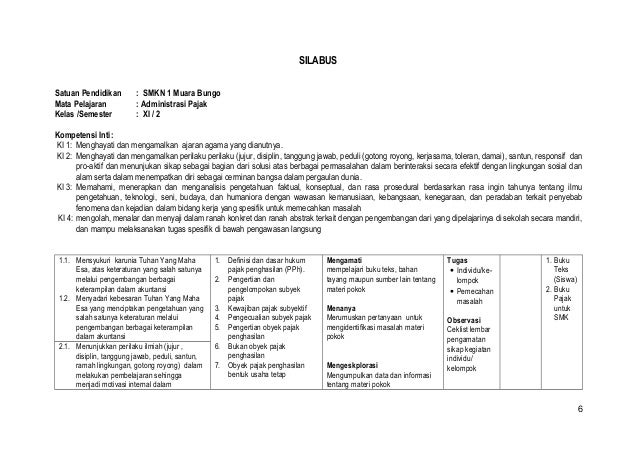 Soal Pajak Kls Xi Penilaian Akhir Semester Genap