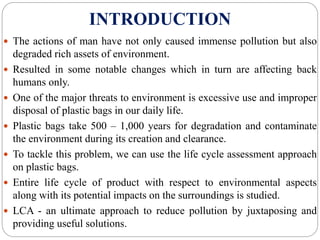 Life cycle assessment of bags final | PPTX