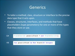 C#3.0 & Vb 9.0 Language Enhancments | PPT