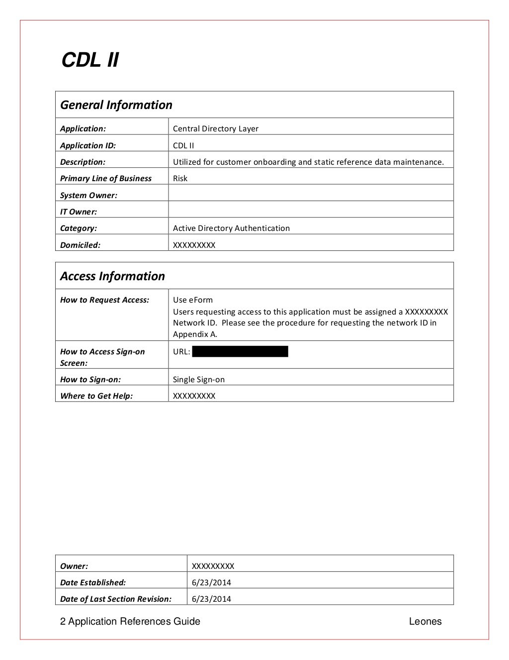 Bank Application Guide 090114