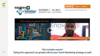 41
#C3NY
This includes events!
Taking this approach can greatly inform your Event Marketing strategy as well.
 