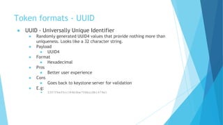 Token Uid Examples OpenStack Keystone | PPTX