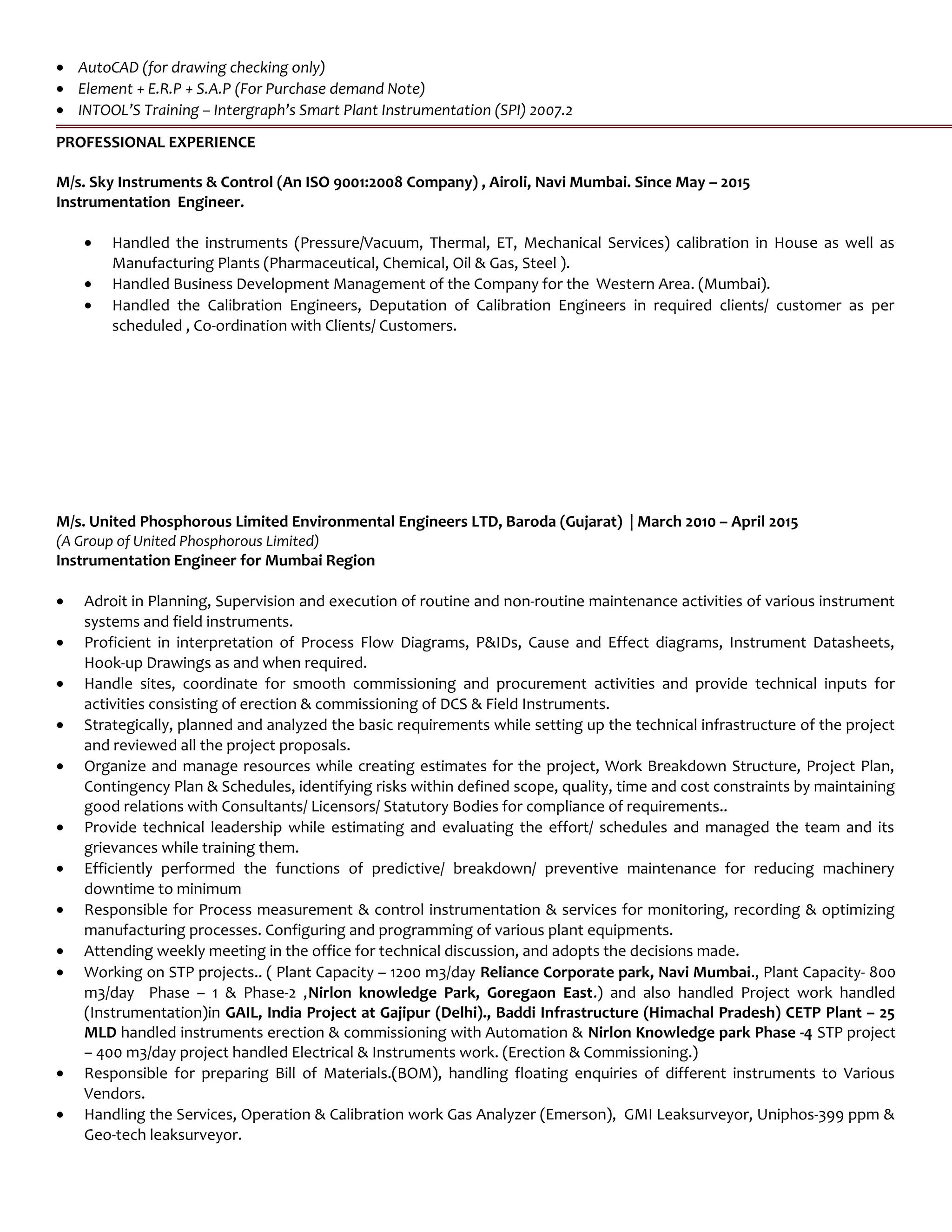 Rahul Yamgar Resume. (2) | DOC
