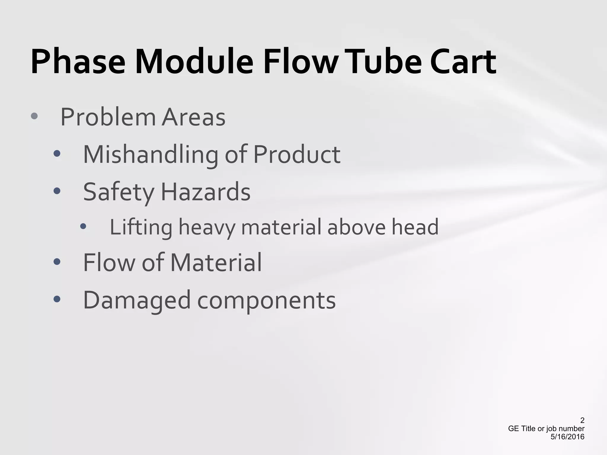 Phase Module Cart power point | PPTX
