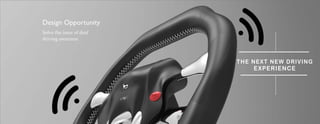 THE NEXT NEW DRIVING
EXPERIENCE
............................
Design Opportunity
Solve the issue of deaf
driving awarness
 