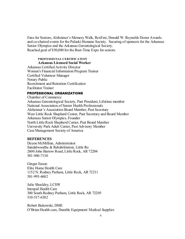 professional memberships resumes
