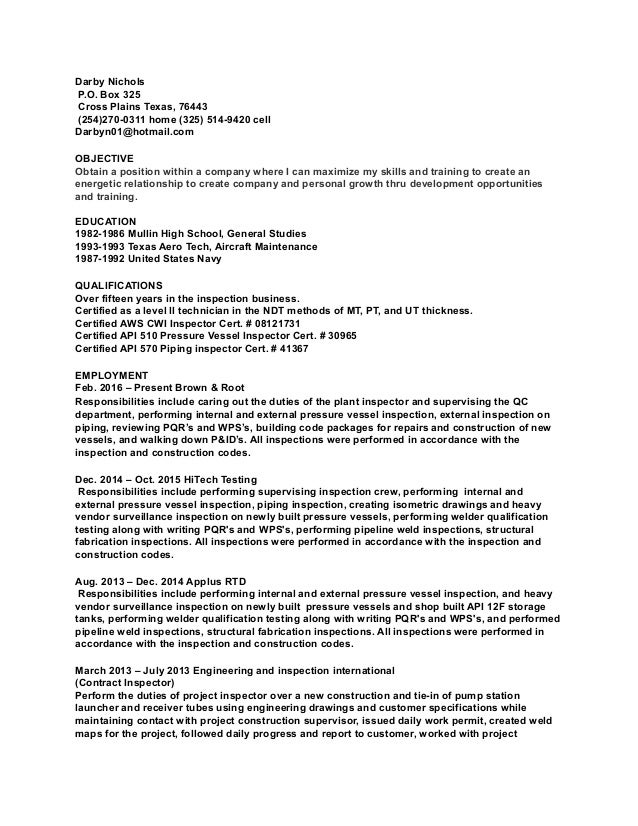 darby nichols resume