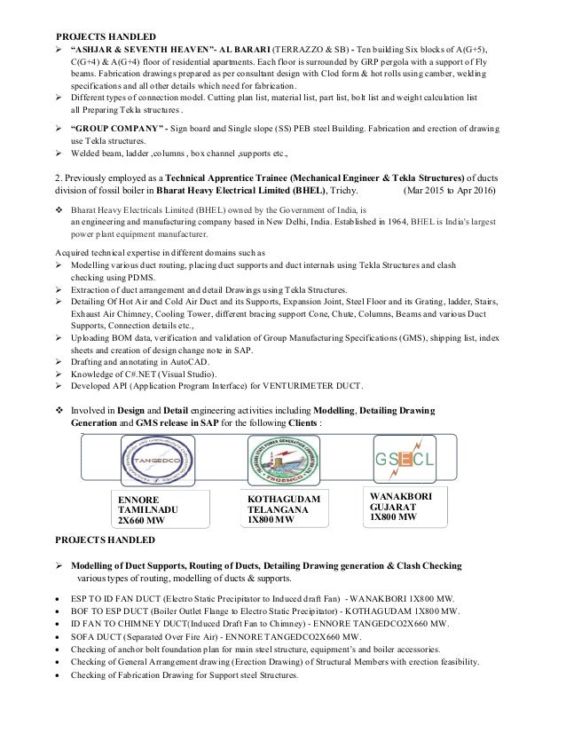 modelling resume