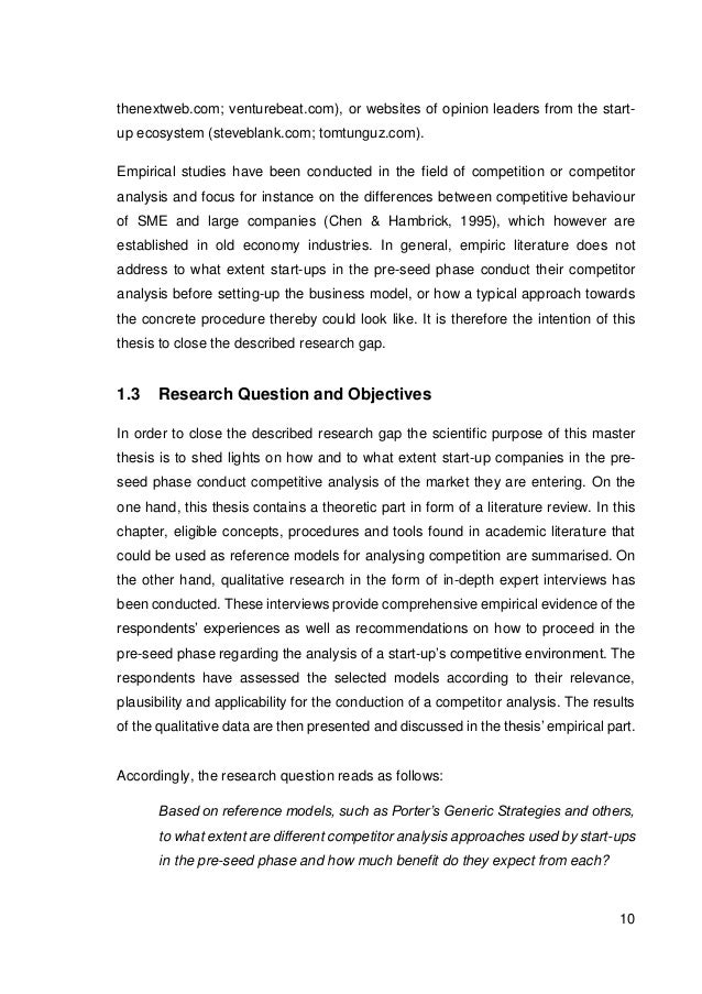 Master thesis sme