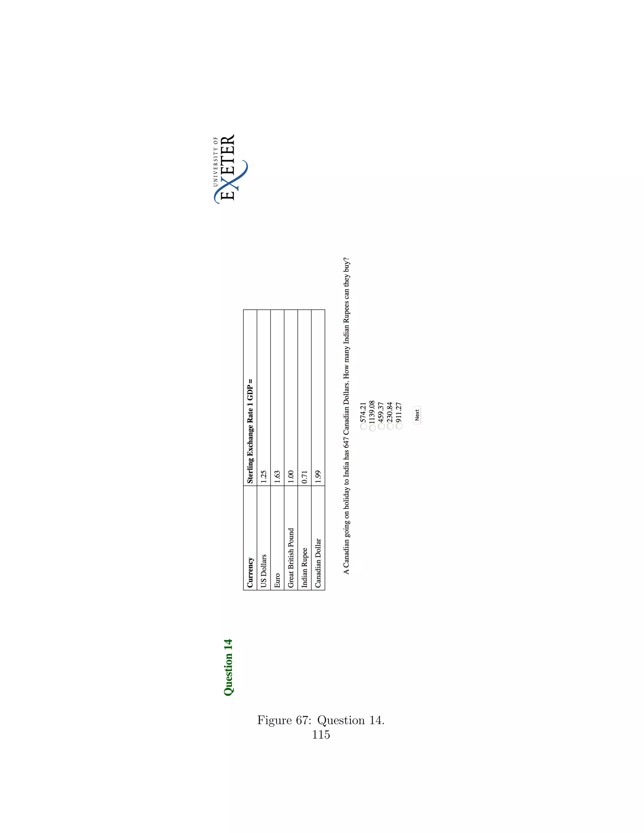 Figure 67: Question 14.
115
 