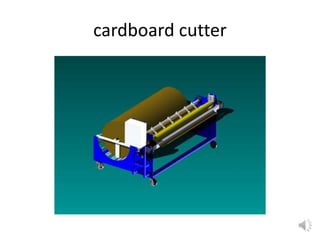 cardboard cutter
 