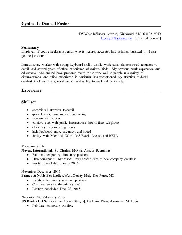 Resume Office Ed 6 07b