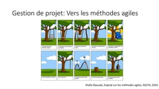 Gestion de projet: Vers les méthodes agiles
Diallo Daouda, Exposé sur les méthodes agiles, AGITEL 2016
 