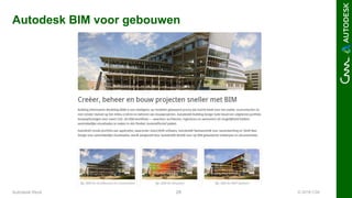 © 2016 C3A29
Autodesk BIM voor gebouwen
Autodesk Revit
 