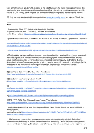 The collapse of the TPP treason and end of finanical idolatry | PDF