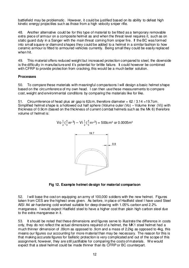 carbon is ideally suited to form helmets carbon is ideally suited to form helmets
