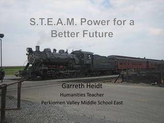 Garreth Heidt
Humanities Teacher
Perkiomen Valley Middle School East
 
