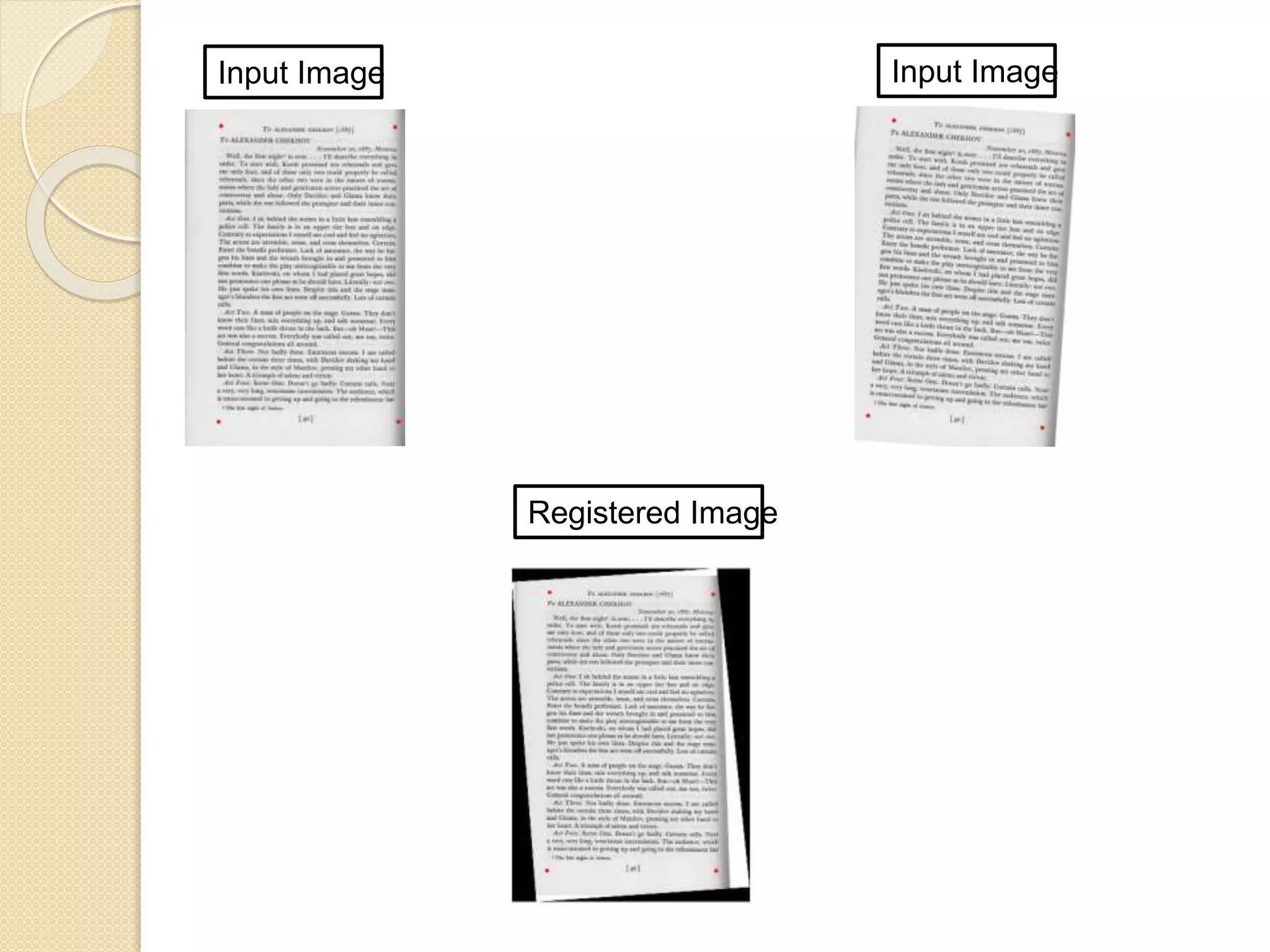 Input Image Input Image
Registered Image
 