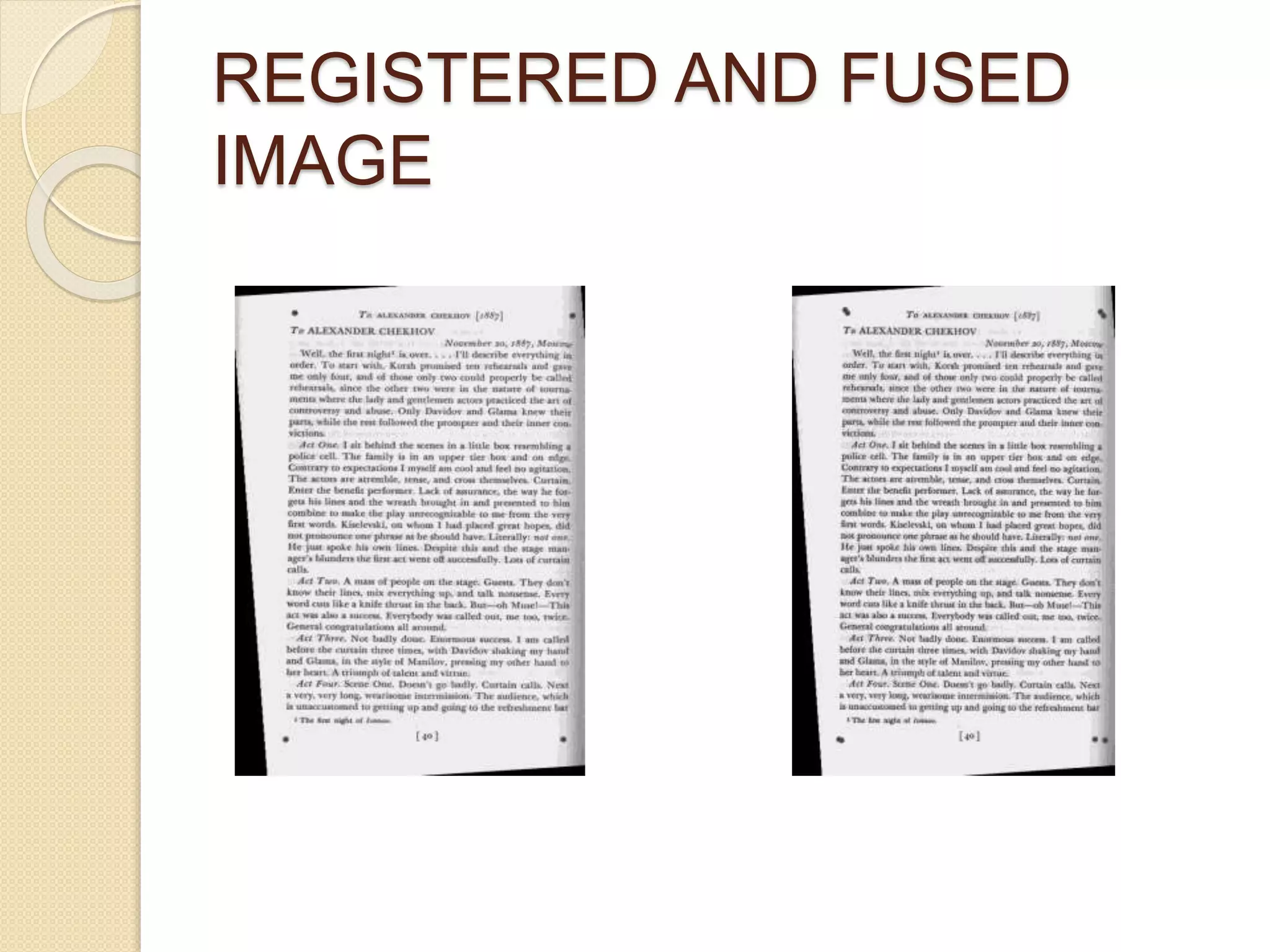 REGISTERED AND FUSED
IMAGE
 
