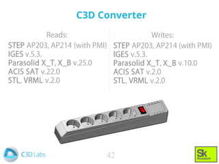 Step Ap203 C3D Labs. Geometric Modeling Toolkit | PDF