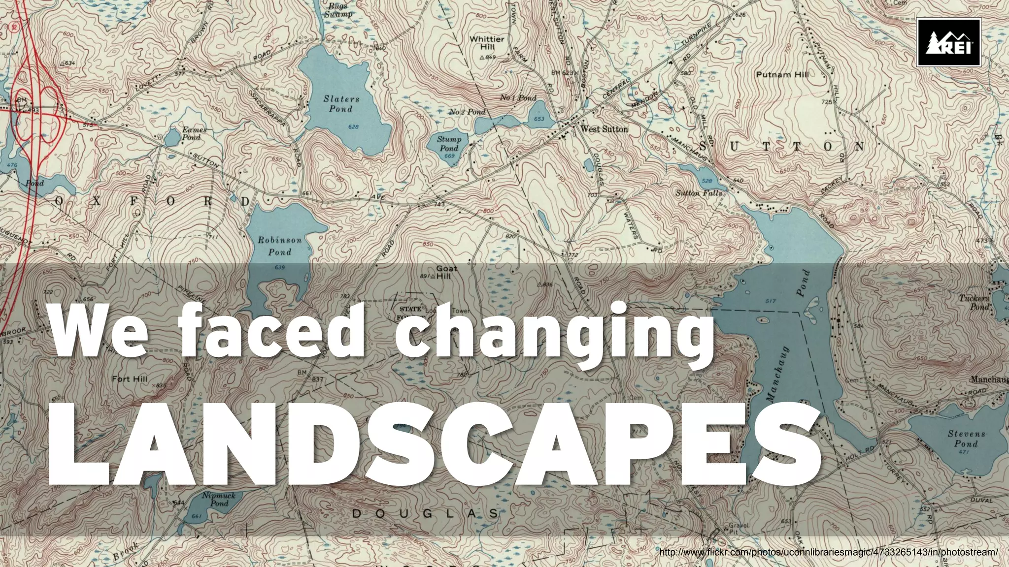 We faced changing
LANDSCAPES
               http://www.flickr.com/photos/uconnlibrariesmagic/4733265143/in/photostream/
                                             http://www.flickr.com/photos/cabbit/4405135791/
 