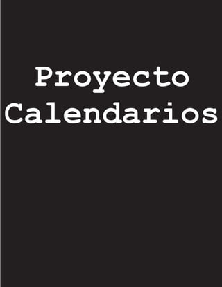 Calendarios 