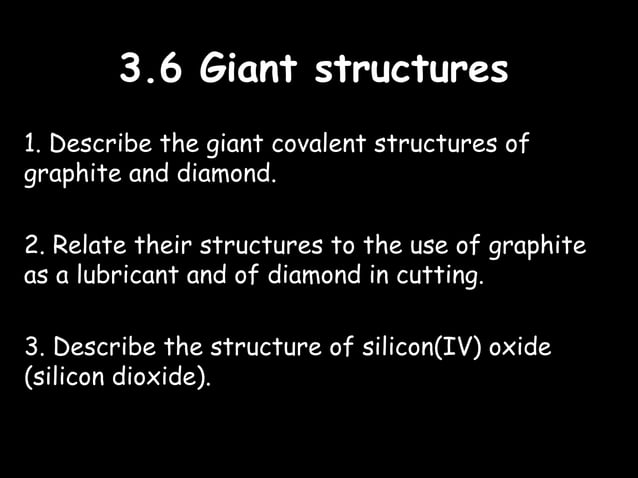 C3 syllabus statements | PPT | Chemistry | Science