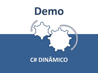 RegrasVocê pode nomear qualquer argumento, seja ele opcional ou nãoArgumentos nomeados podem ser chamados em qualquer ordemAs chamadas são feitas na ordem em que são declaradas do chamador, e não na funçãopublicvoid Subir(int andares = 1, int velocidade = 1) {}elevador2.Subir(                velocidade: this.ObterVelocidade(),                 andares: this.ObterAndares()                );PrimeiroSegundo