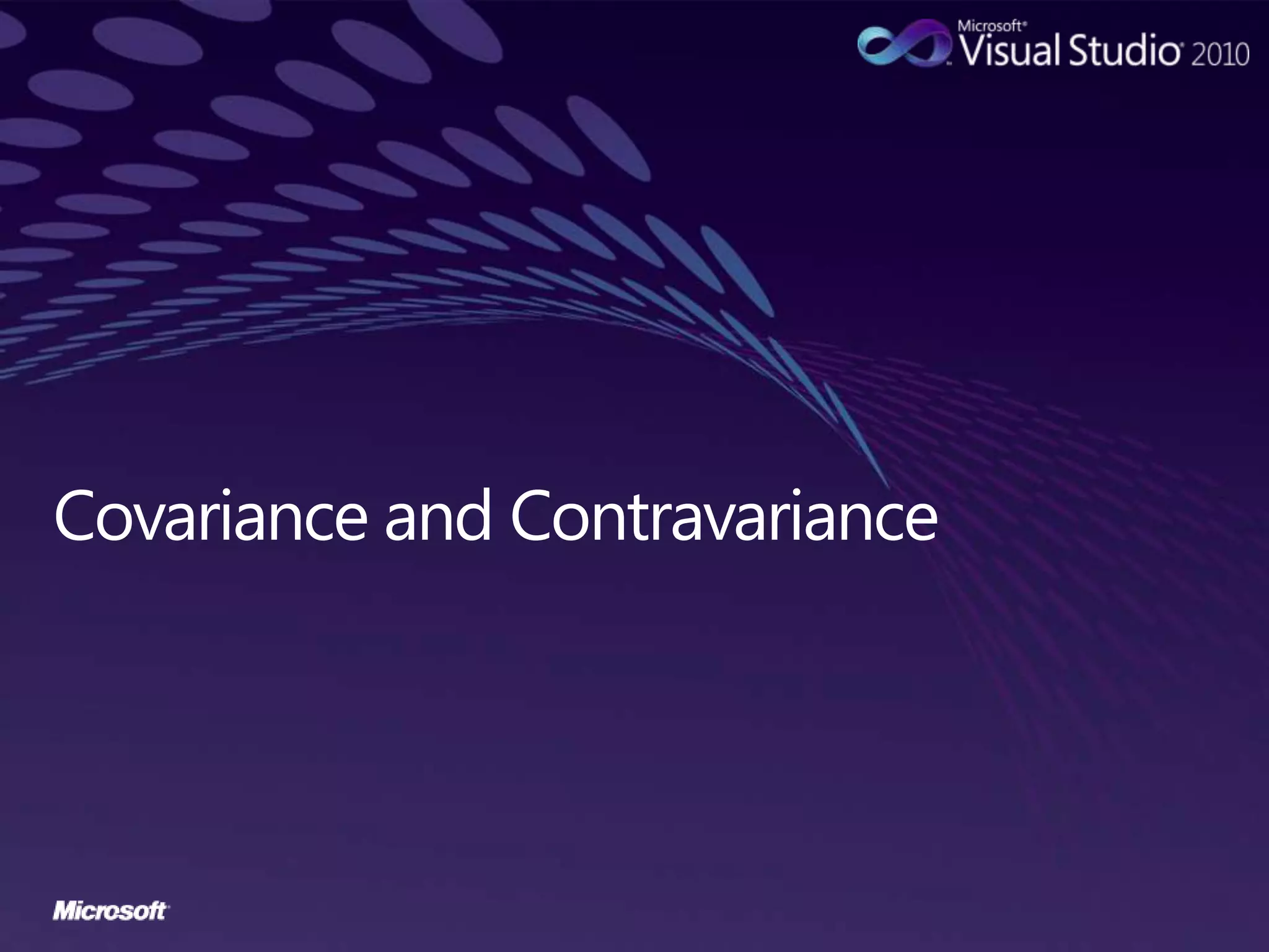 Covariance and Contravariance