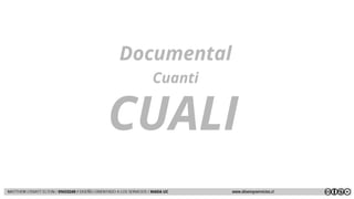 CUALI
Documental
Cuanti
 