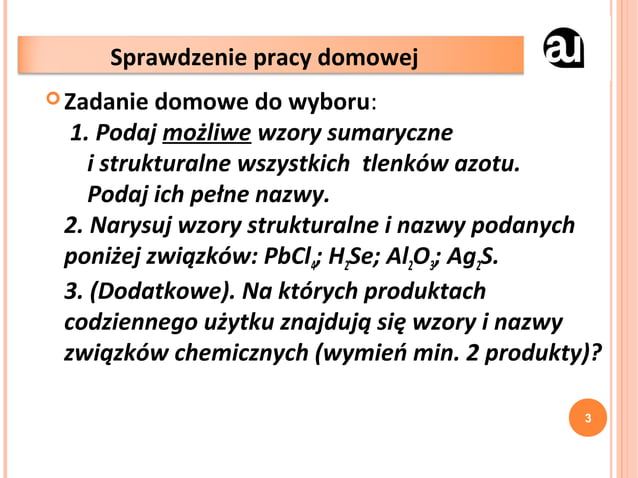 C4 Jak zapisać przebieg reakcji chemicznej? | PPT