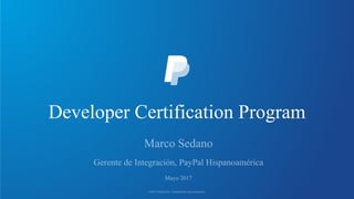 Developer Certification Program
 