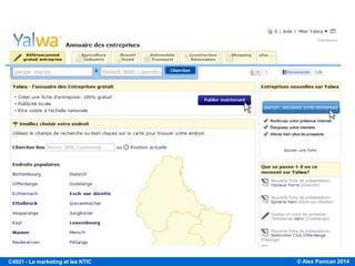 © Alex Panican 2014C4021 - Le marketing et les NTIC
TENDANCES DE MISE EN PAGE: ???
 