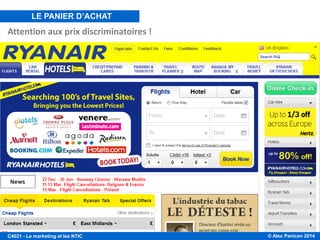 © Alex Panican 2014C4021 - Le marketing et les NTIC
Attention aux prix discriminatoires !
LE PANIER D’ACHAT
 