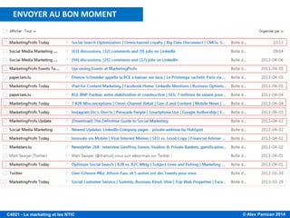 © Alex Panican 2014C4021 - Le marketing et les NTIC
ENVOYER AU BON MOMENT
 