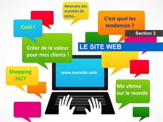 © Vincent Huwer 2016C4021 - Le marketing et les NTIC
1) google.com
2) facebook.com
3) youtube.com
4) google.lu
5) amazon.de
6) wikipedia.org
7) yahoo.com
8) google.de
9) RTL.lu
10) Ebay.de
…
Source : Alexa.com – décembre 2015
LES SITES LES PLUS CONSULTÉS AU LUXEMBOURG
 