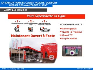 © Vincent Huwer 2016C4021 - Le marketing et les NTIC
SITE WEB ET OBJECTIFS
PRESENTATION PRODUITS / SERVICES
 