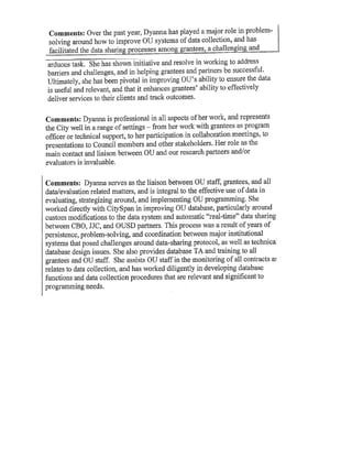 DChristie Performance Comments 2014