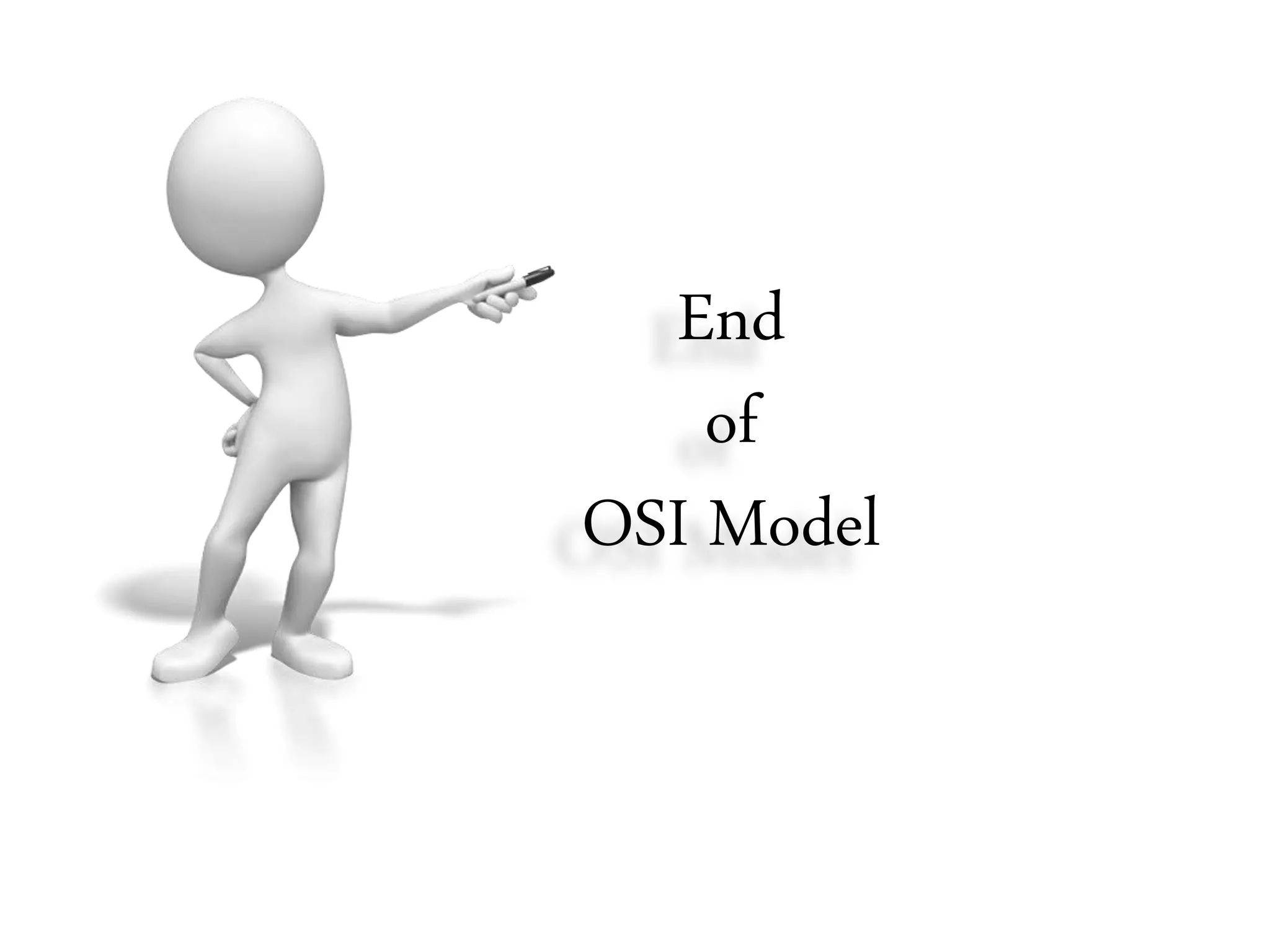 End
of
OSI Model
 